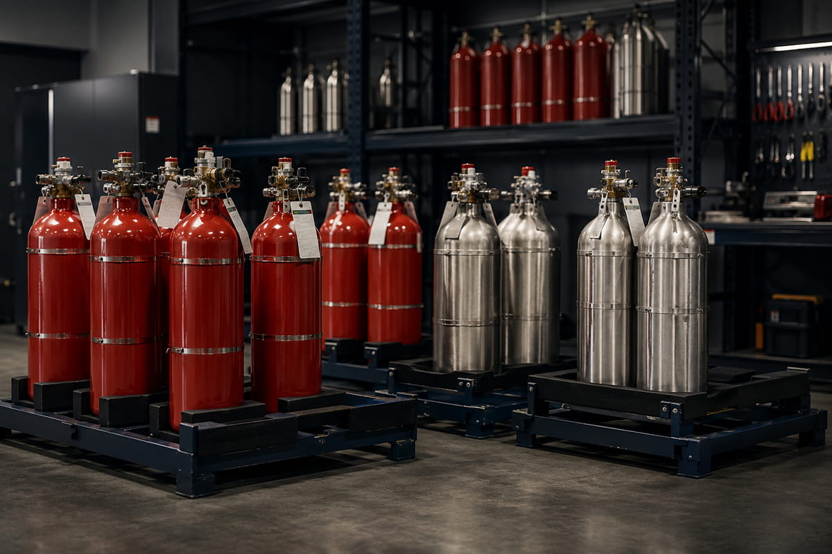 Hydrostatics – Halon Gas
