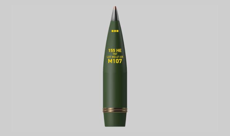 155mm HE Artillery Ammunition